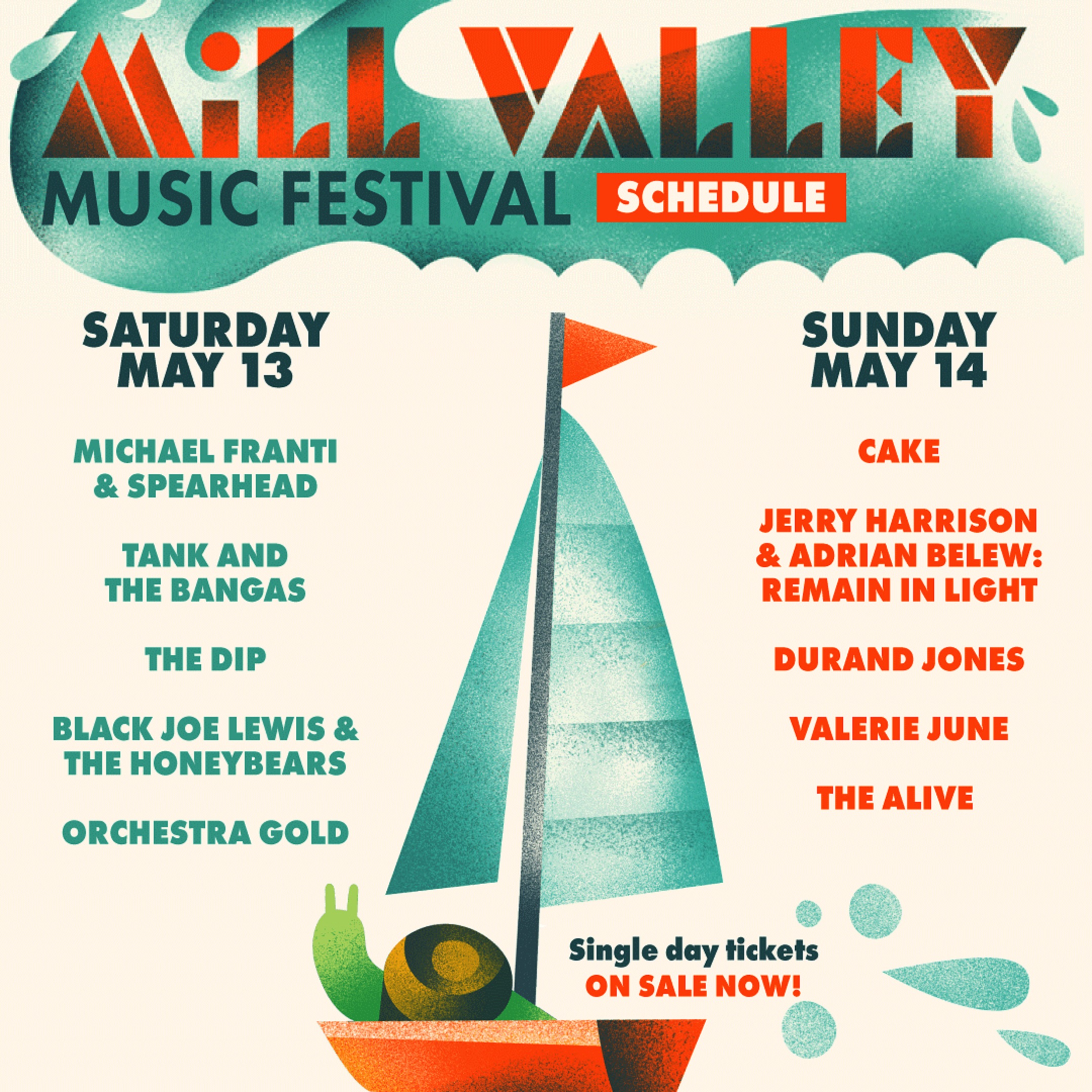 MILL VALLEY MUSIC FESTIVAL 2023 ANNOUNCES DAILY LINEUP Grateful Web